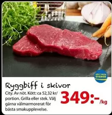 Ryggbiff i skivor