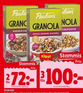 Paulins - Granola