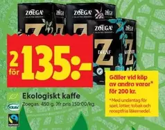 Zoegas - Ekologiskt kaffe