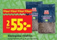 Ekologiska chiafrön