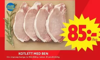 Kotlett med ben