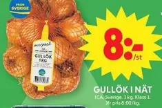 GULLÖK I NÄT