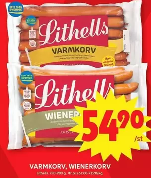 Lithells - Varmkorv, Wienerkorv