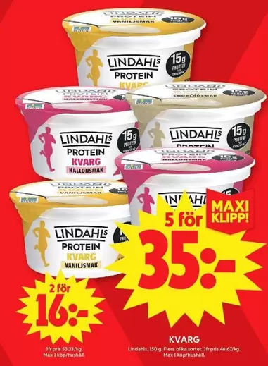 Lindahls - PROTEIN KVÄRG