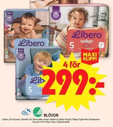 Libero - up&go Maxi Klip