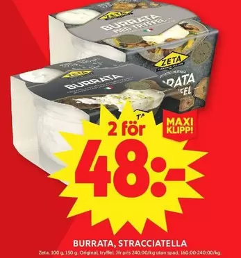 Zeta - Burrata, Stracciatella