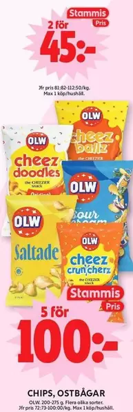 OLW - CHIPS, OSTBGAR