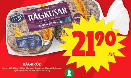 Fazer - RÅGKUSAR