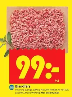 Blandfärs