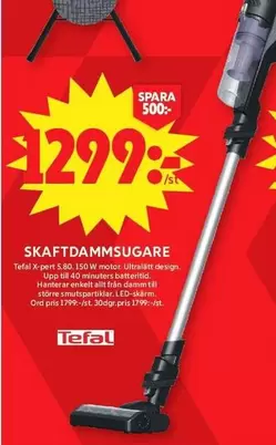 Tefal - Skaftdammsugare