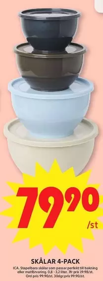 SKÅLAR 4-PACK
