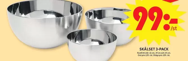 SKÅLSET 3-PACK