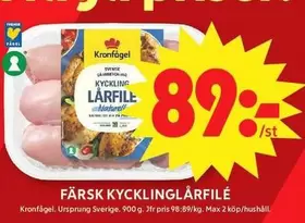 Kronfågel - FÄRSK KYCKLINGLÅRFILE