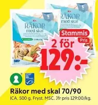 Räkor med skal 70/90