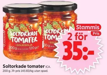 Soltorkade tomater