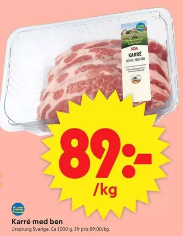 Karré med ben
