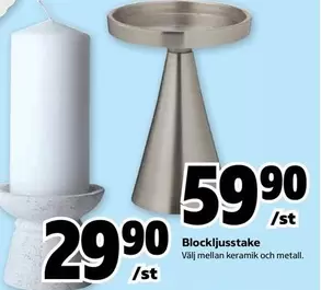 Blockljusstake