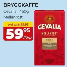 gevalia - BRYGDKAFFE Mellanrost