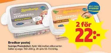 Lönneberga - Bredbar pastej