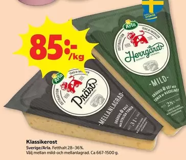 Arla - Klassikerost