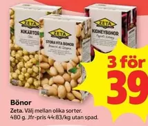 Zeta - Bönor