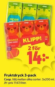 Coop - Fruktdryck