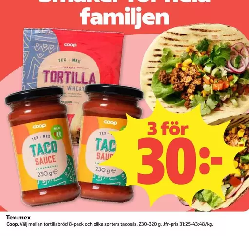Coop - Tortilla & Taco Sauce