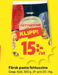 Coop - Färsk pasta fettuccine