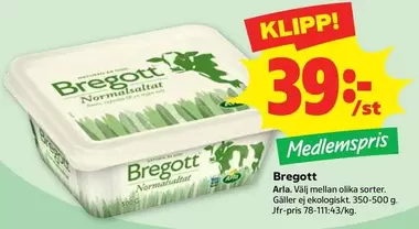Bregott - Normalsaltat