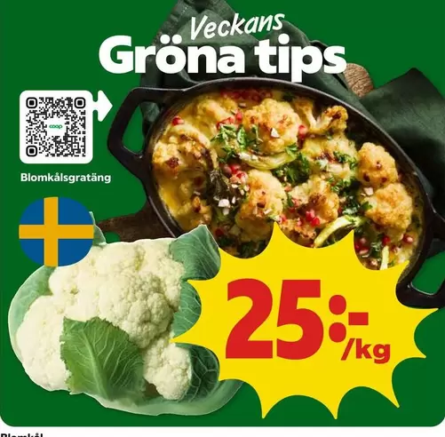 Blomkålsgratäng
