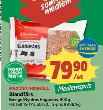 Blandfärs