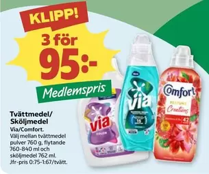 Via - Tvättmedel