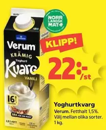 verum - Yoghurtkvarg