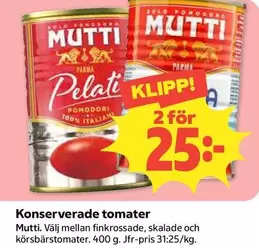 Mutti - Pelati Pomodori