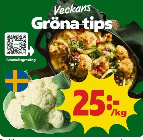 Blomkålsgratäng