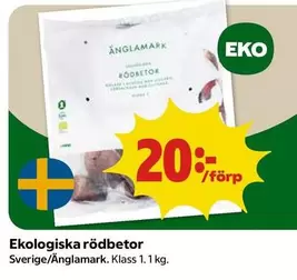 Änglamark - Ekologiska rödbetor