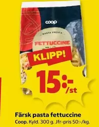 Coop - Färsk pasta fettuccine