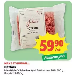 Nötfärs