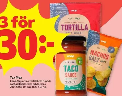 Coop - Tex Mex Tortillas, Nachos & Taco Sauce