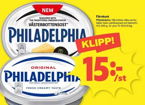Philadelphia - Färskost