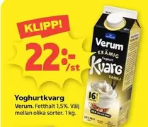 verum - Yoghurtkvarg