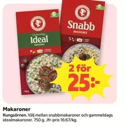 kungsörnen - Makaroner
