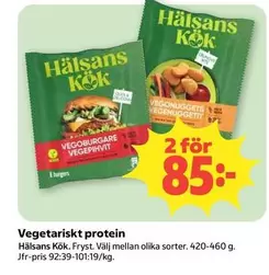 Hälsans Kök - Vegetariskt protein