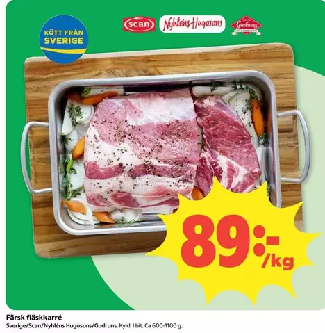 Scan - Färsk fläskkarré
