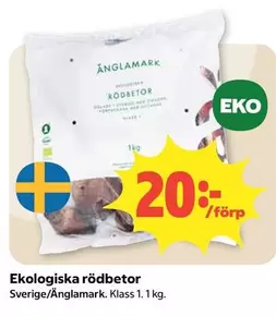 Änglamark - Ekologiska rödbetor