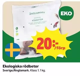Änglamark - Ekologiska rödbetor