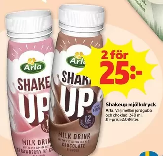 Arla - Shakeup mjölkdryck
