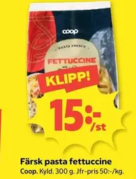Coop - Färsk pasta fettuccine