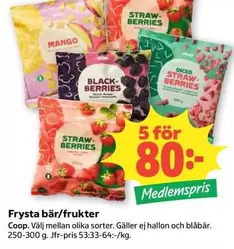 Coop - Frysta bär/frukter