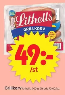 Lithells - Grillkorv